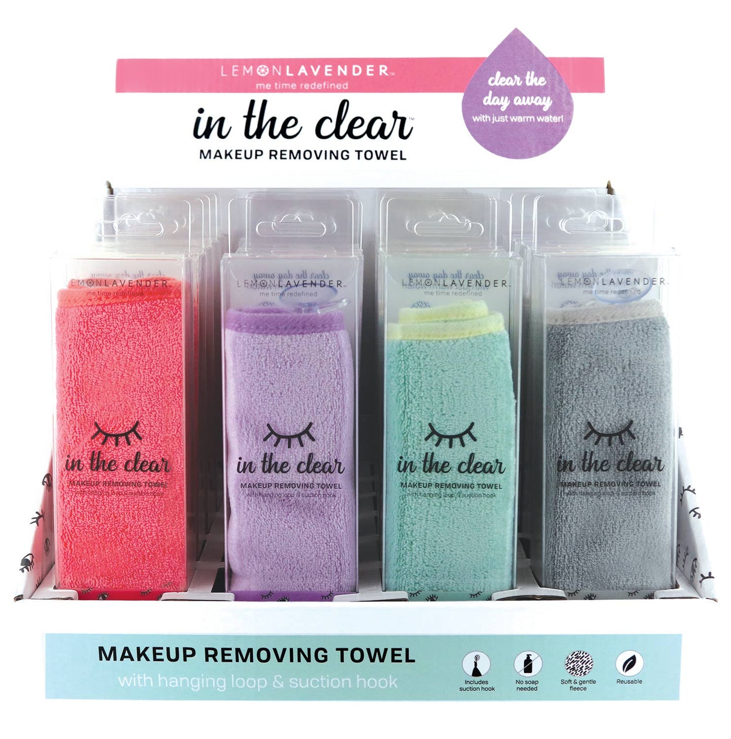 Lemon Lavender Makeup Removing Towel