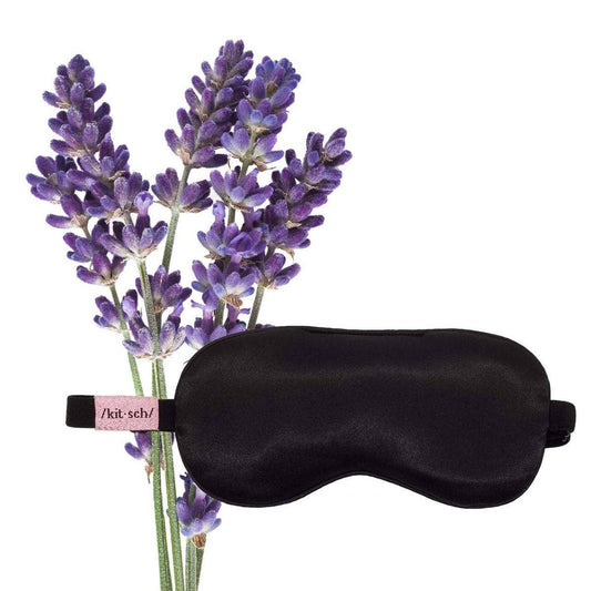 Satin Weighted Eye Mask - Lavender