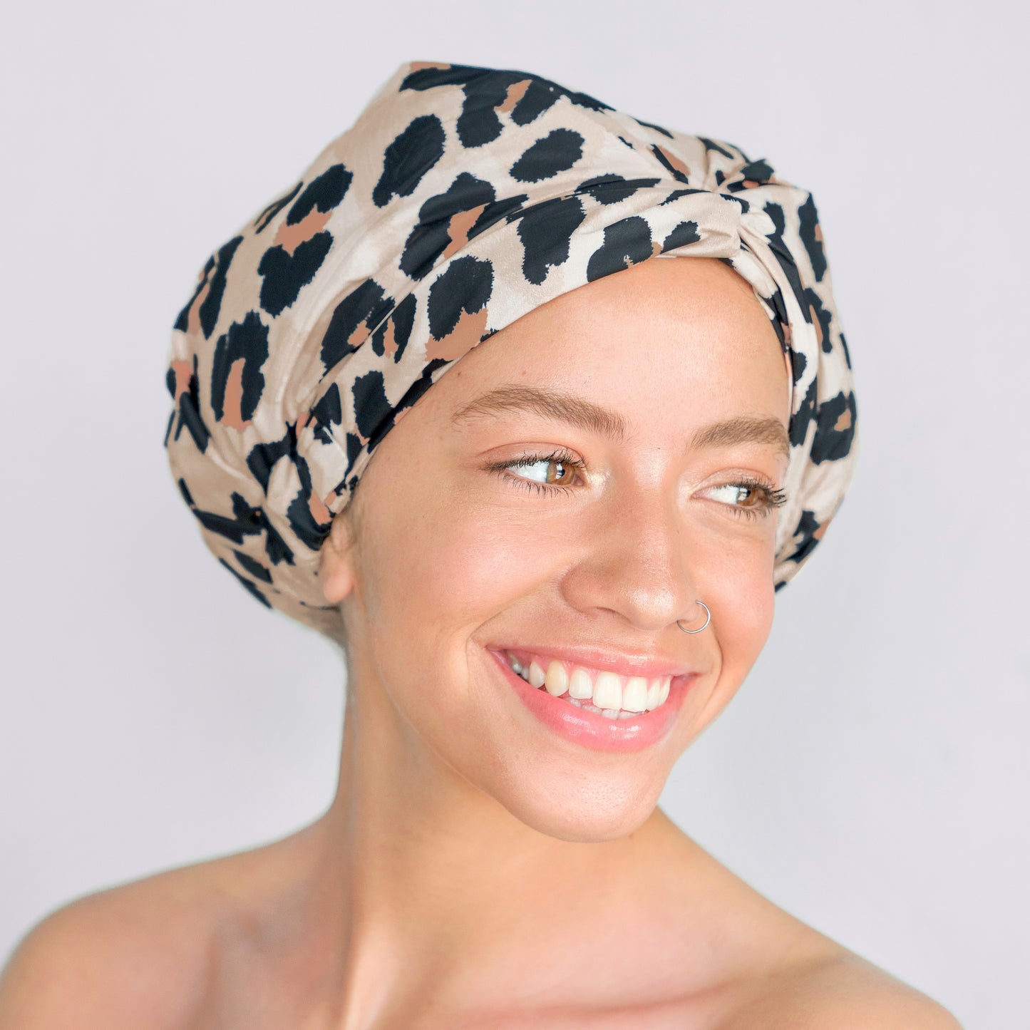 Luxe Shower Cap - Leopard