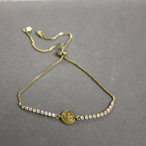 ST BENEDICT GOLD BRACELET