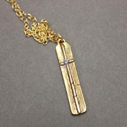 SM TAG CROSS NECKLACE