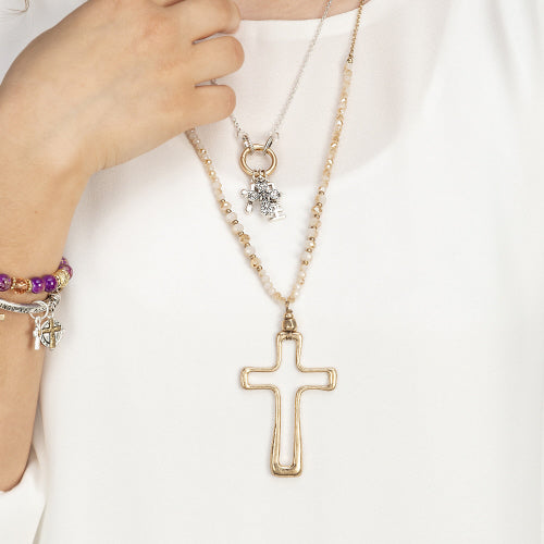 38" Cross Necklace