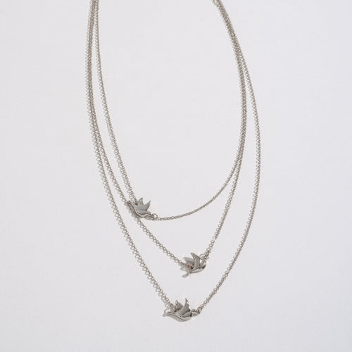 BIRDIE LAYERED NECKLACE