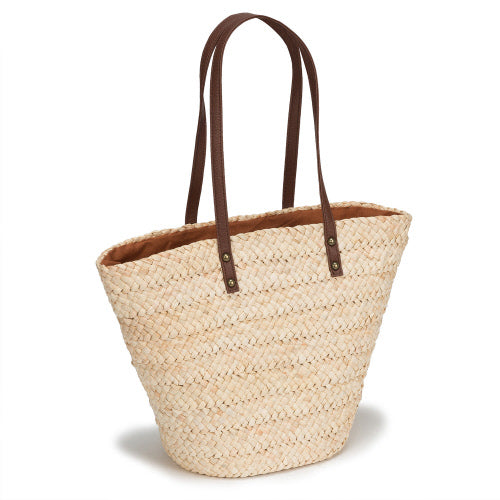 Natural Woven Tote