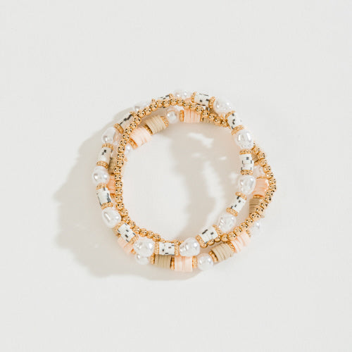 BEAD & PEARL STRETCH BR