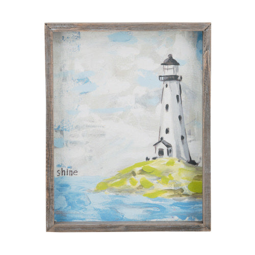 Shine lighthouse 11x14 Frmd Cvs
