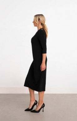 CUTTING EDGE DRESS, 3/4 SLEEVE