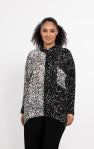 WHISPER 2-TONE BOXY SHIRT, LONG SLEEVE