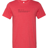 Love is a Verb - Love T Shirt