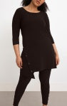 QUEST ANGLE TUNIC, 3/4 SLEEVE