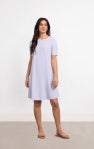 TRAPEZE DRESS SHORT, SHORT SLEEVE