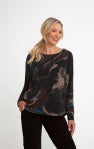NU CINCH TOP, LONG SLV