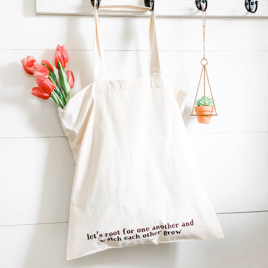 Let's Root For One Another - Market Tote Bag